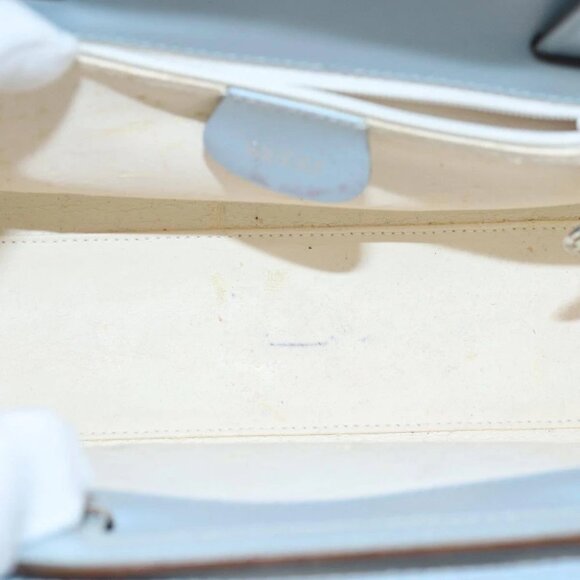 GUCCI Hand Bag Vinyl Light Blue Auth 82716 - Picture 12 of 15